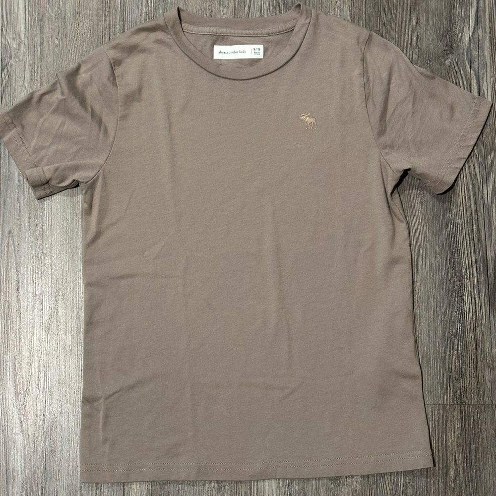 Youth Abercrombie & Fitch Crew Neck T-Shirt - Taupe